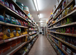 Góndola de supermercado chino